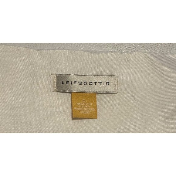 Leifsdottir exposed front zip white dress size 0 - Picture 3 of 7